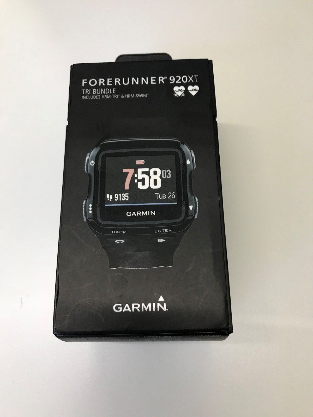 Garmin Forerunner 920XT TRI Bundle (mit Herzfrequenz-Gurten HRM-Tri & HRM-Swim)