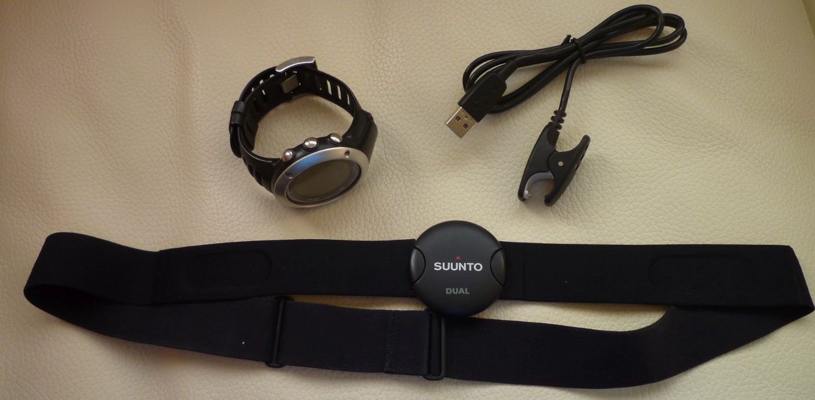 Suunto AMBIT2 S, graphite (HR) GPS Sport Armbanduhr Bundle mit Brustgurt