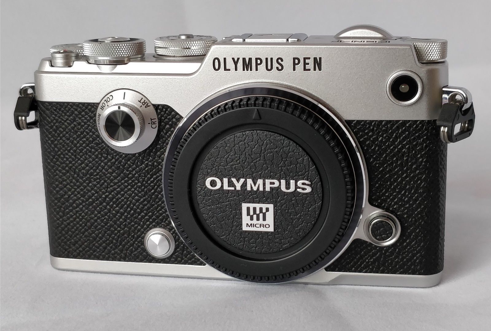 Olympus PEN-F 20.3MP Digitalkamera - Silber (nur Gehäuse)