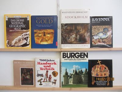 19 Bücher Bildbände Kunst Kultur Geschichte Weltgeschichte