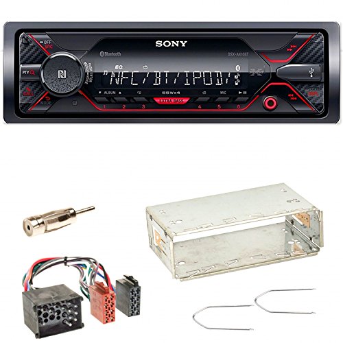 Sony DSX-A410BT Bluetooth FLAC Autoradio USB AUX 1-DIN AOA MP3 Einbauset für BMW 3er E36 Z3