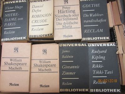 119 Bücher Taschenbücher Reclam Verlag