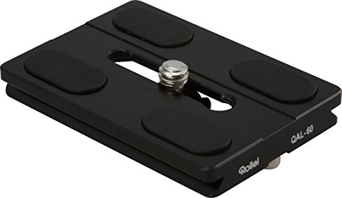 Rollei QAL-60 - professionelle Kamera-Schnellwechselplatte/Schnellverschlussplatte, Passend für alle Kameras mit 1/4