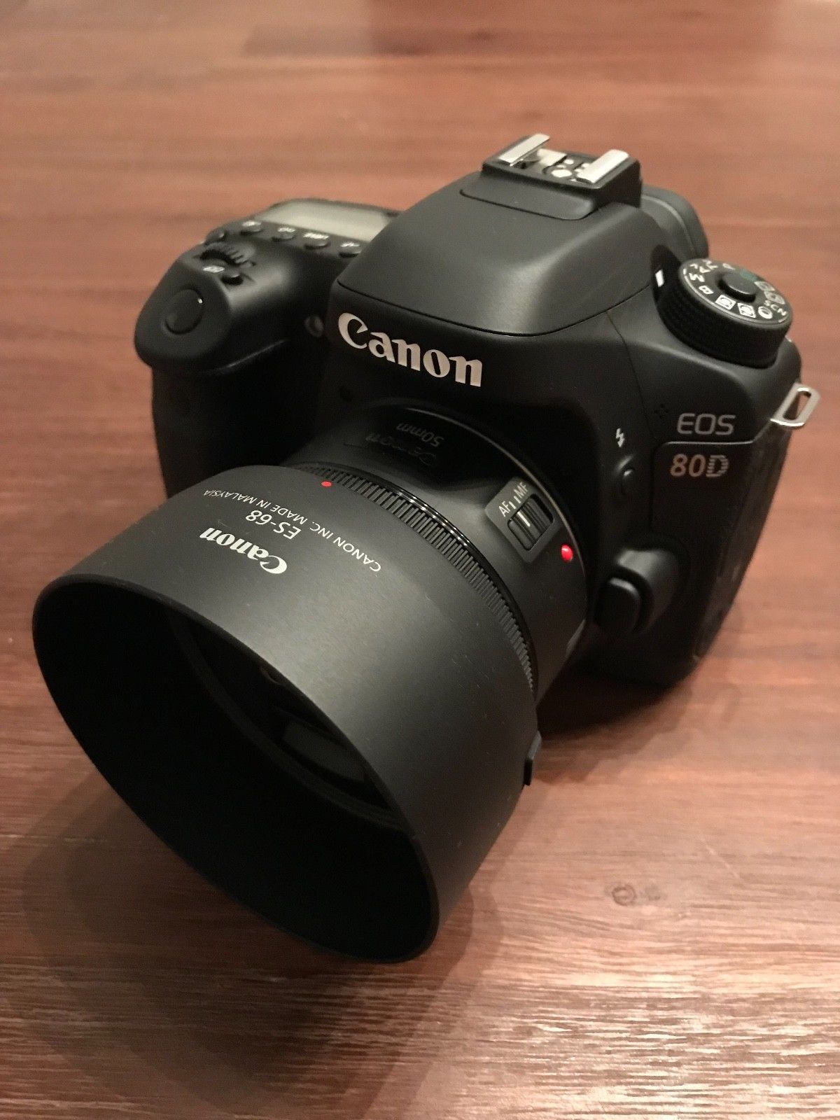 Canon EOS 80D + Canon EF 50mm f/1.8 STM - WIE NEU