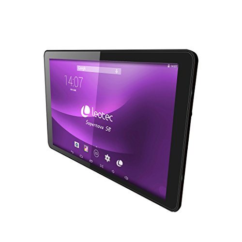 'Leotec Supernova S8 – 10.1 Tablet (Quad Core Allwinner A33 Cortex A7 1.5 GHz, 8 GB Speicher, 1 GB RAM, Android 6.0) schwarz