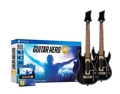 Guitar Hero - Live inkl. 2x Gitarre für Playstation 4 PS4 | Bundle | NEUWARE