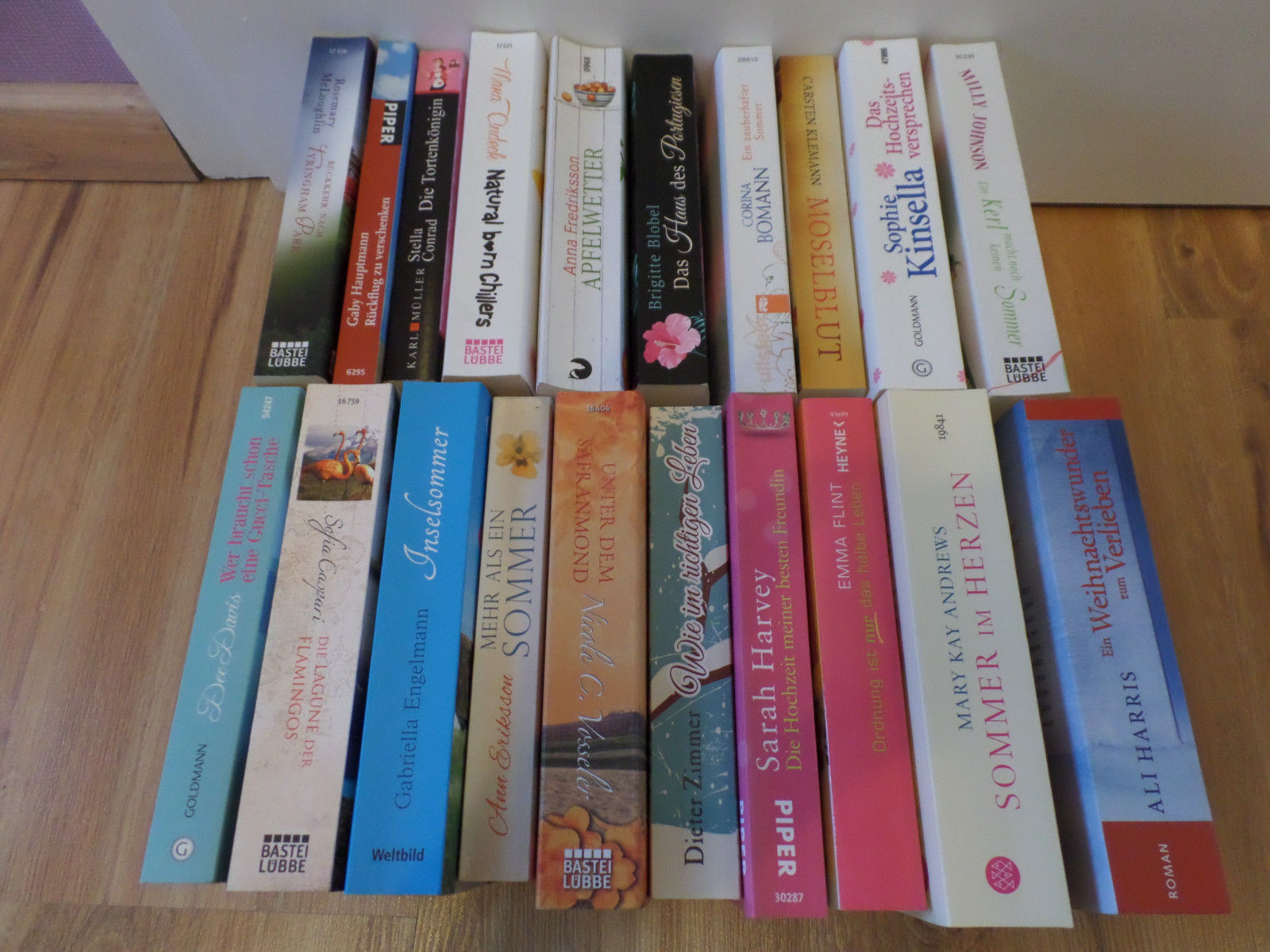 20 Bücher - Romane Bestseller Buchpaket Frauen Konvolut Sarah Harvey NEU