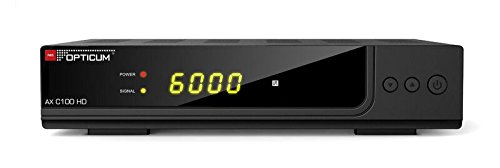 Opticum AX C100 HD DVB-C Digital Kabel Receiver (HDTV, DVB-C, HDMI, SCART, PVR, USB) schwarz