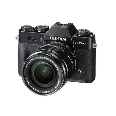 Fujifilm X-T20 XF 18-55mm F2.8-4.0 R LM OIS Kit XT20 Black Stock in EU Neu