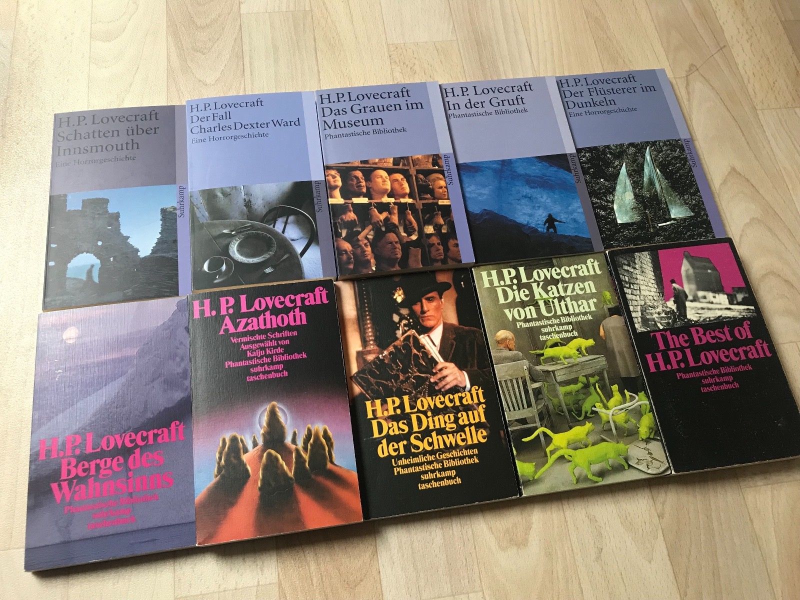 H. P. Lovecraft Sammlung, 10 Bücher, Cthulhu
