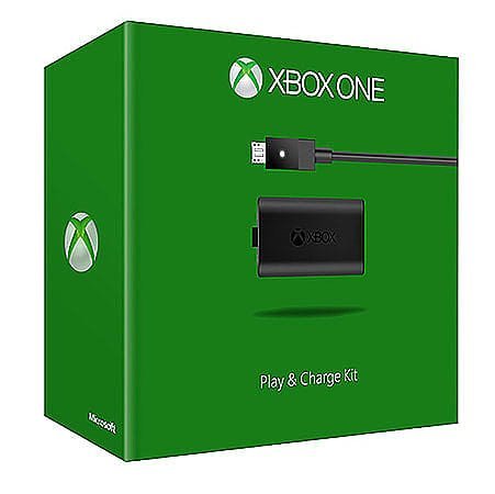 Microsoft PLAY & Charge KIT XBOX ONE Black Spielekonsole, Ladegerät