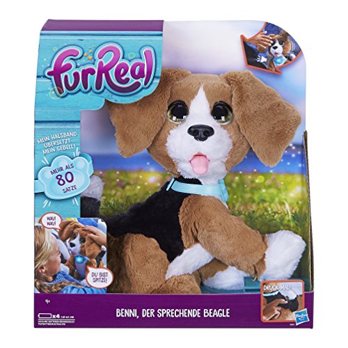 Hasbro FurReal Friends B9070100 - Benni der sprechende Beagle, Elektronisches Haustier