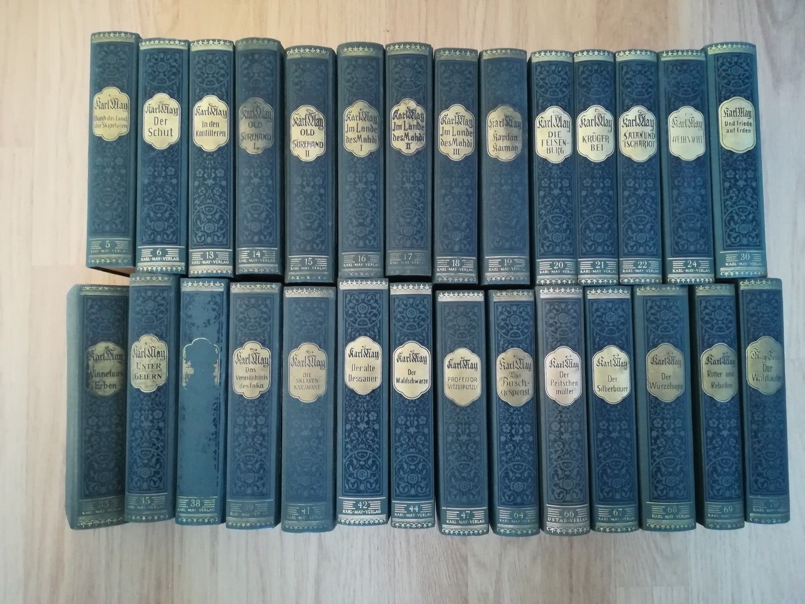 Karl May Verlag Bamberg, 37 Bände, guter Zustand