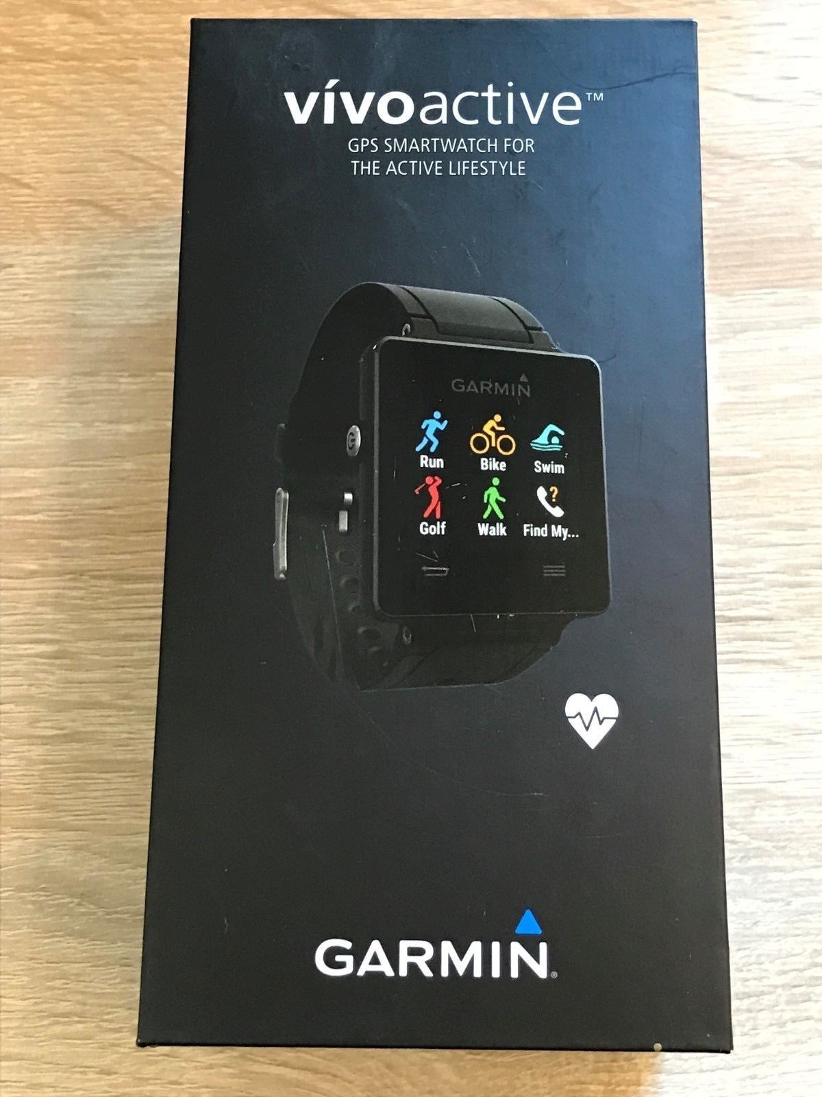 Garmin Vivoactive SmartWatch / Fitness-Tracker GPS Neuwertig