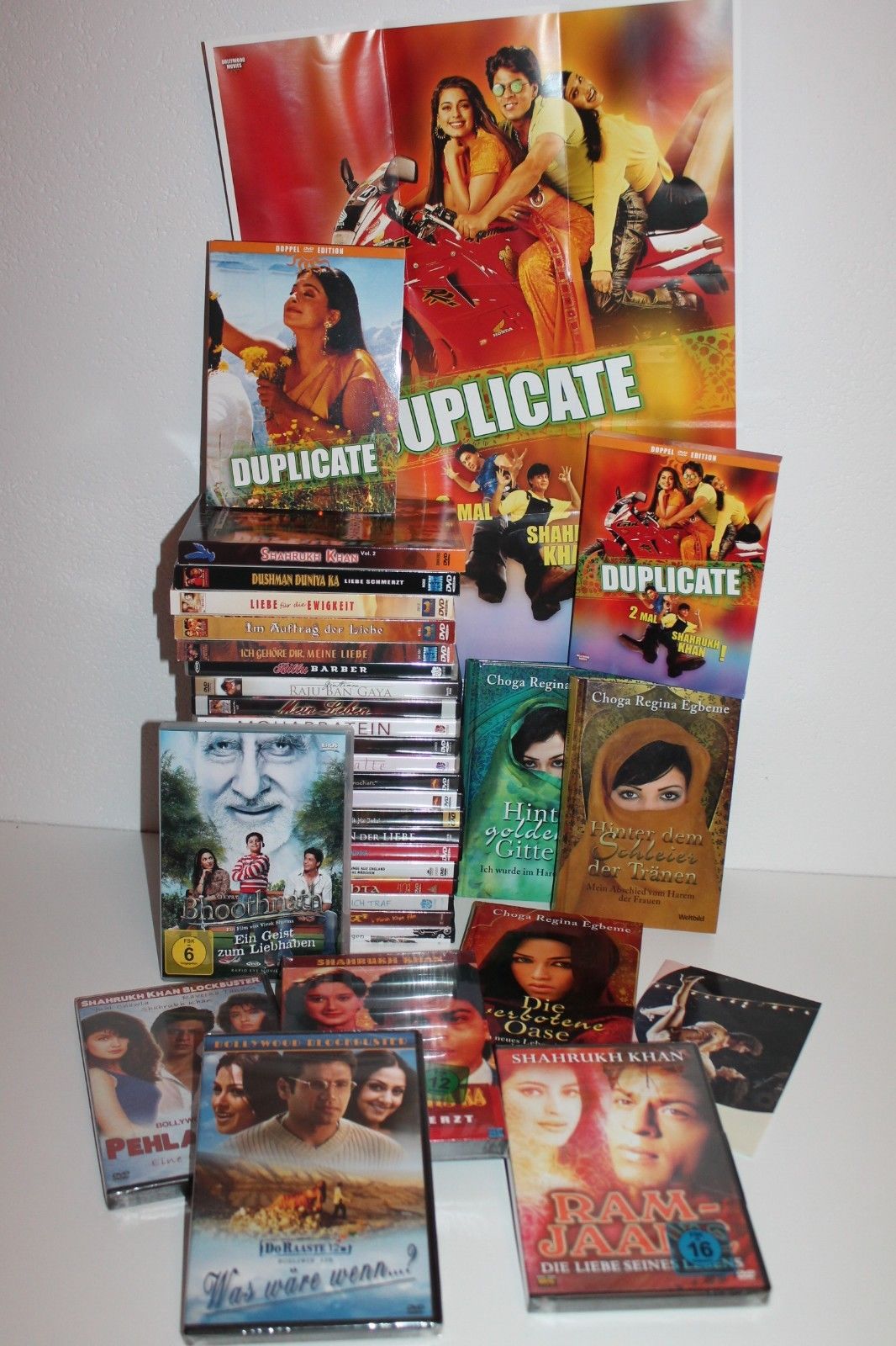 27 Bollywood, Shahrukh Khan, Gaya, Sammlung, Edition, Duplicate, OVP Geist DVD