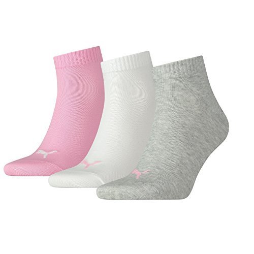 PUMA Unisex Quarters Socken Sportsocken 12er Pack (35/38, Prism Pink)