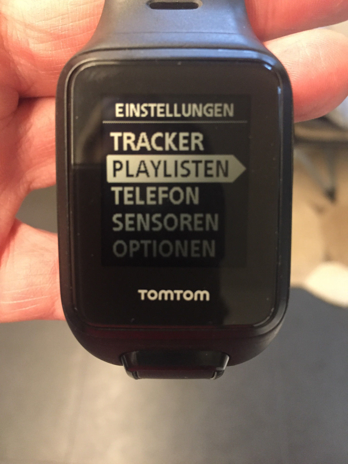 TomTom Spark 3 cardio + music Fitness- und Sportuhr mit MP3 player, schwarz, L