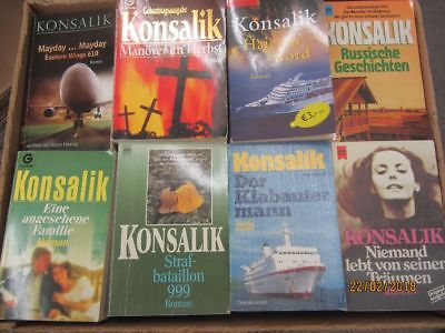 Heinz G. Konsalik 89 Bücher Taschenbücher Schicksalsromane Liebesromane