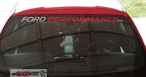 Ford Performance 90 cm freie Farbwahl, ohne Hintergrund, UV und Waschanlagenfest, hochwertig geplottet, Decal, Sticker,Tuning, `+ Bonus Testaufkleber 