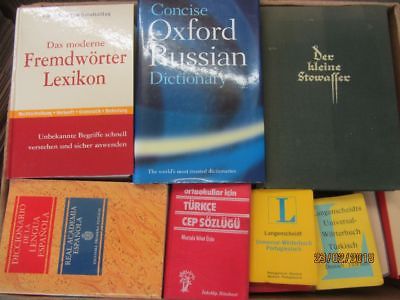 53 Bücher Wörterbücher verschiedene Sprachen verschiedene Fachthemen
