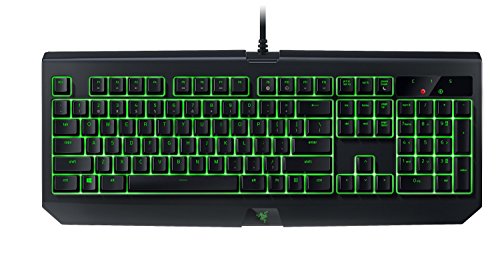 Razer Blackwidow Chroma V2 Taktile und Klickende Mechanische Gaming Tastatur (Razer Switches und Grün Beleuchtet, Wasser und staubgeschützt, QWERTZ-Layout)