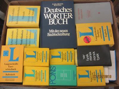 51 Bücher Wörterbücher verschiedene Sprachen verschiedene Fachthemen