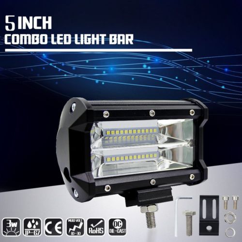 72W LED Arbeitsscheinwerfer Scheinwerfer Offroad Worklight Spot Light Lightbar