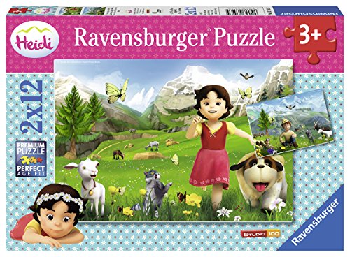 Ravensburger 07593 - Heidis Alpenmärchen Puzzle, bunt