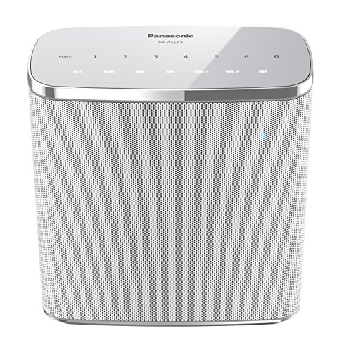 Panasonic SC-ALL05EG-W Wireless (wasserfest, Multiroom, WiFi, Bluetooth, Musik-Streaming) weiß