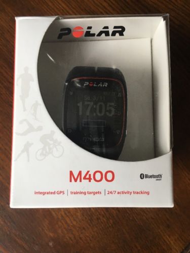 Polar M400 GPS-Laufuhr, Schwarz, Einwandfrei, Sportuhr, Aktivitätstracker