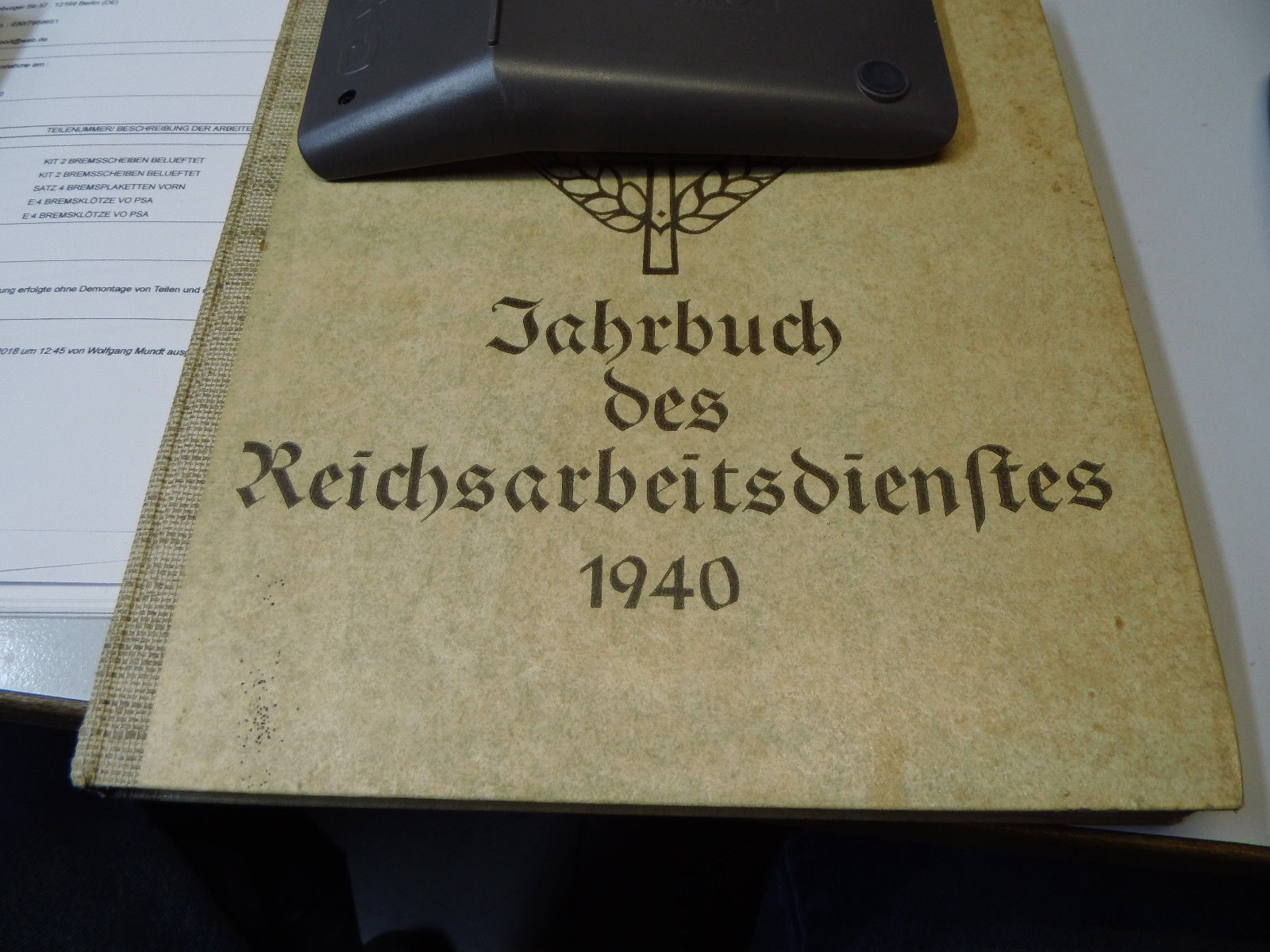 Deutsche Wehrmacht, Jahrbuch des Reichsarbeitsdienstes 1940