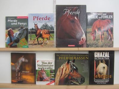 45 Bücher Bildbände Pferde Reiten Pferdepflege Pferderassen Reitsport
