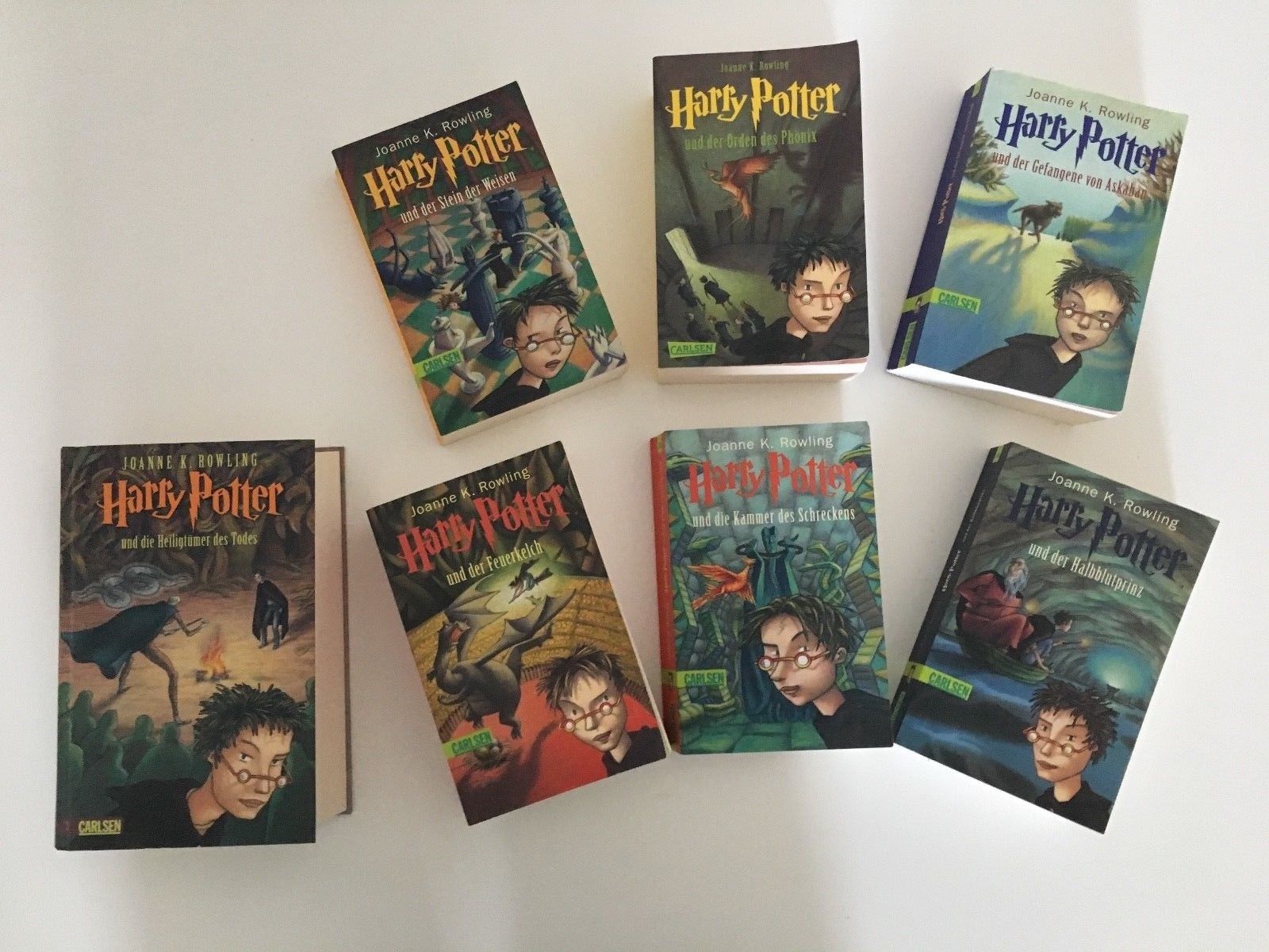 Harry Potter Bücher, Band 1-7
