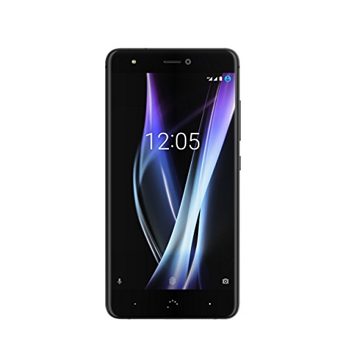 BQ C000259 Aquaris X Pro Smartphone (13,2 cm (5,2 Zoll), 64GB interner Speicher, 4GB RAM, 12 MP Dual Pixel Kamera, Android) schwarz/mitternächtlich-schwarz