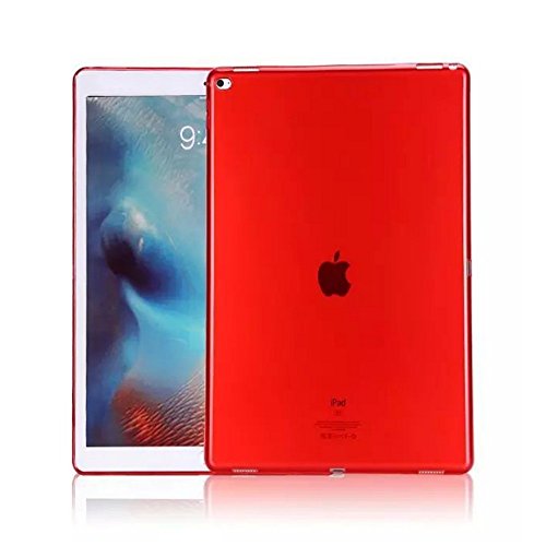 iPad air 2 Hülle,TPU Gel Case Tasche Back Cover Silikon Schutzhülle für Apple iPad air2/iPad 6 Rot