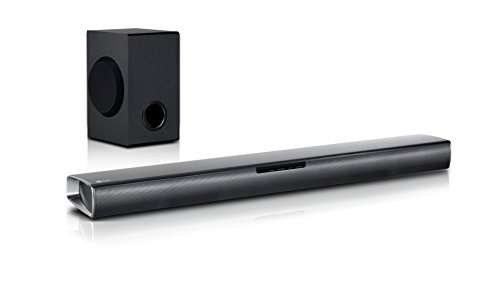 LG SJ2 2.1 Soundbar (160W, kabelloser Subwoofer, Bluetooth) schwarz
