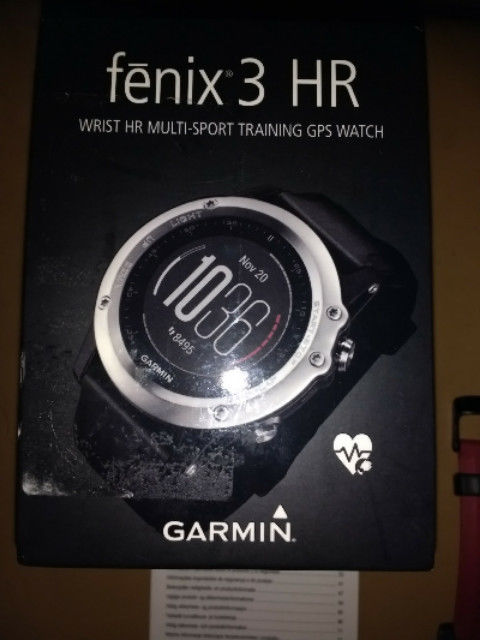 Garmin Fenix 3 HR Schwarz-Silber GPS Multisport NEU OVP Smartwatch