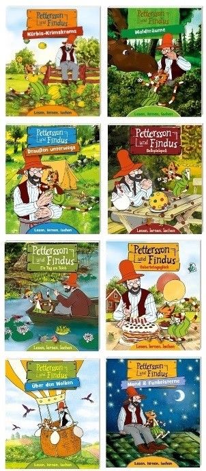 NEU! Pettersson und Findus - Acht zauberhafte Mini-Bücher (8er Set)