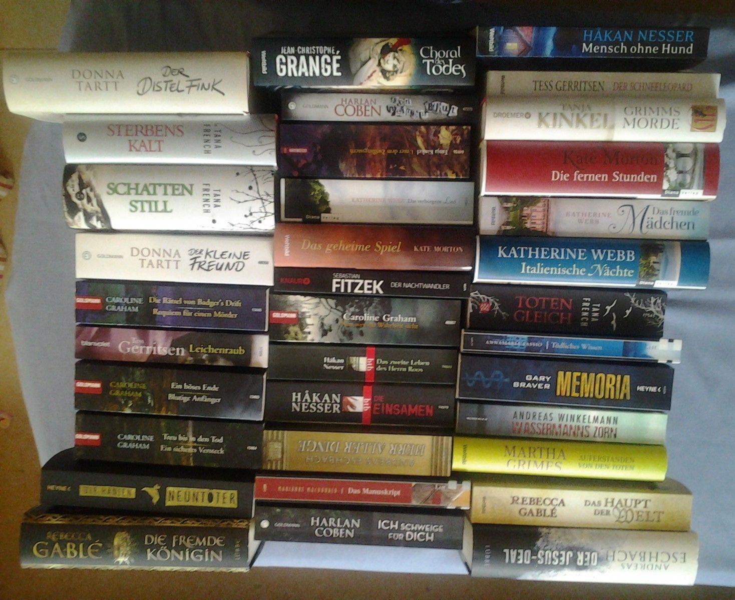 35 x Bücher, Buchpaket, Krimi - Thriller
