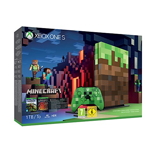 Xbox One S 1TB Konsole + Minecraft  - Limited Edition Bundle