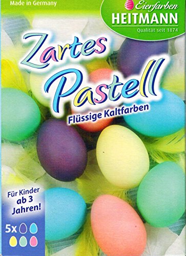 Zarte Pastell Ostereier Kaltfarben (5 Farben) TOP QUALITÄT
