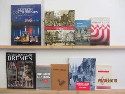 49 Bücher Bildbände Bremen Bremensien bremer Geschichte Reiseführer