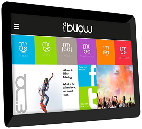 'BILLOW Technology x104b – 10.1 Tablet (WiFi + 4 G 64-Bit, Quad Core, 1 GB RAM, 16 GB interner Speicher, Android 7.0) schwarz