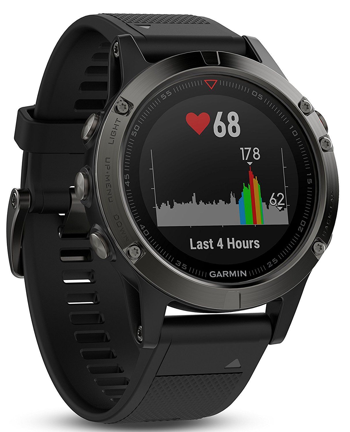 Garmin f?nix 5 GPS-Multisport-Smartwatch - Herzfrequenzmessung am Handgelenk...
