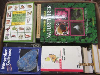 64 Bücher Naturführer Bestimmungsbücher Pflanzen Tiere Mineralien Pilze u.a.