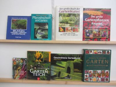 35 Bücher Garten gärtnern Gartengestaltung Gartenpflege Gartenkunst