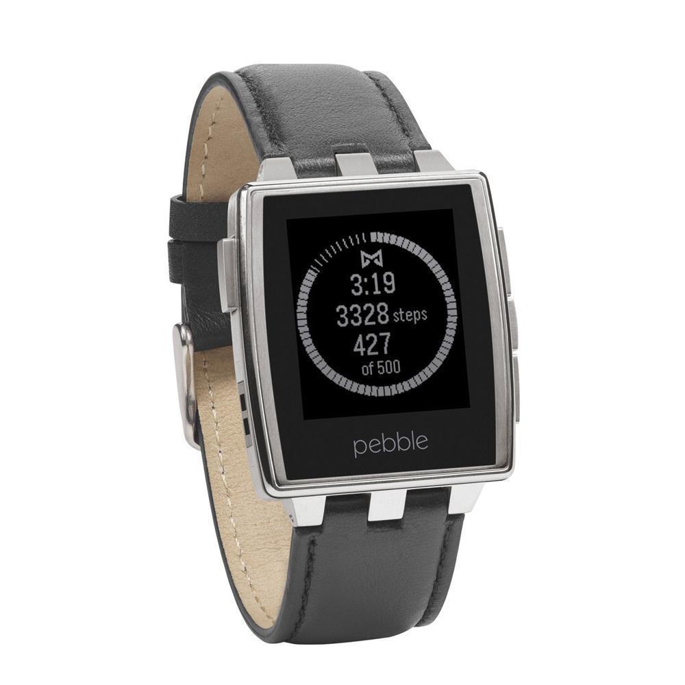 Pebble 401 BLR Smart Watch für iPhone iOS Samsung Android Fitness waterproof GPS