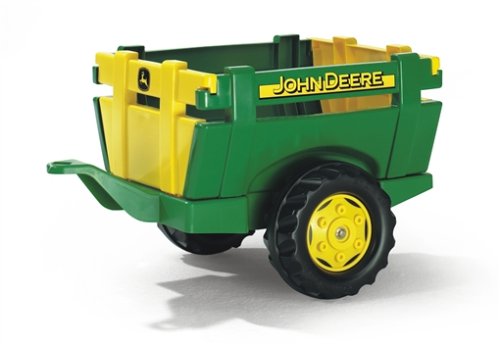 Rolly Toys 122103 - rollyFarm Trailer John Deere, gelb/grün