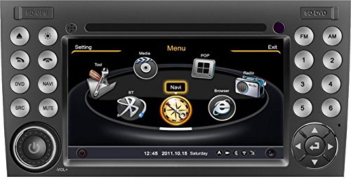 Details zu Mercedes-Benz SLK 171 OEM Autoradio Navigation GPS TMC DVD MP3 USB SD 3D DVB-T