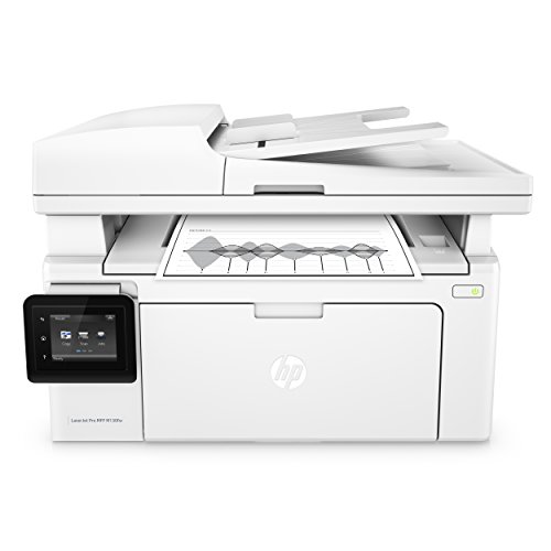 HP LaserJet Pro M130fw Laserdrucker Multifunktionsgerät (Drucker, Scanner, Kopierer, Fax, WLAN, LAN, Apple Airprint, HP ePrint, JetIntelligence, USB, 600 x 600 dpi) weiß